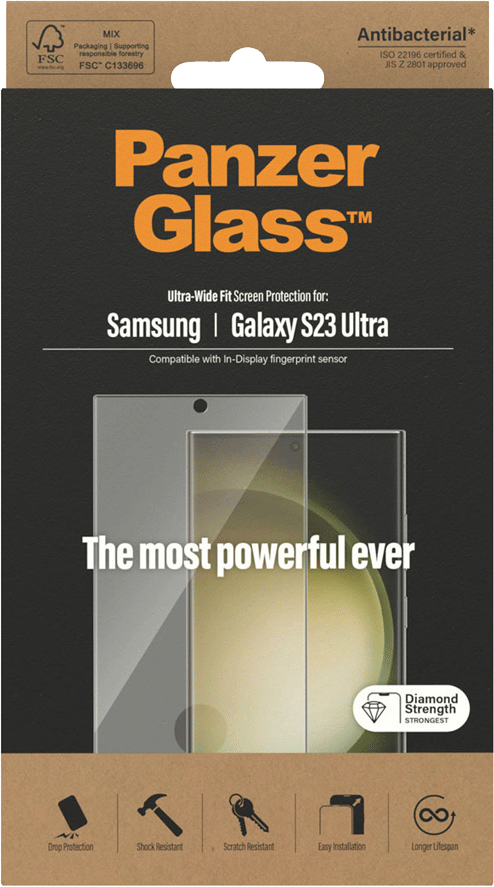 PanzerGlass Samsung Galaxy S23 Ultra -näytönsuojalasi
