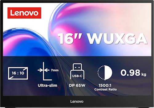 Lenovo L16 16 tuumainen kannettava näyttö