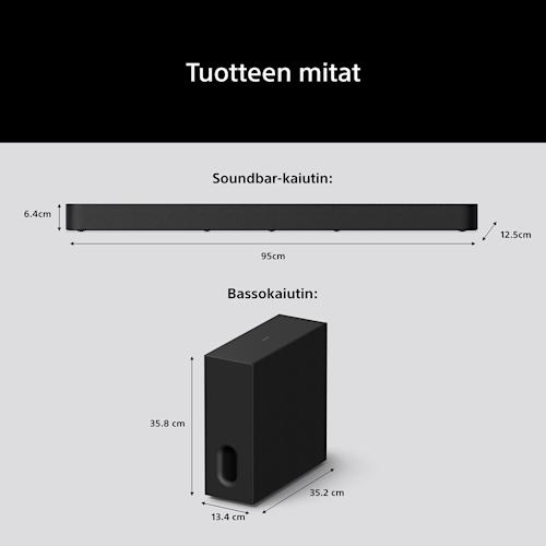 Sony Bravia Theatre Bar 7 soundbar ja Sub 7 subwoofer
