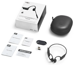 Shokz OpenComm2 UC (2025) -langattomat luujohdekuulokkeet USB-A