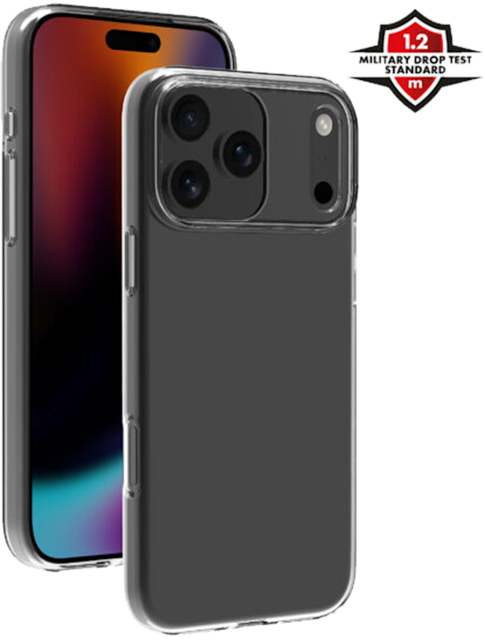 X2O Apple iPhone 17 Pro Max Clear Soft -suojakuori kirkas