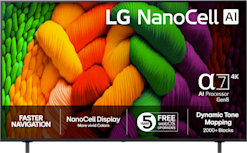 LG 55 tuumainen NanoCell AI NANO8E 4K TV (2025)