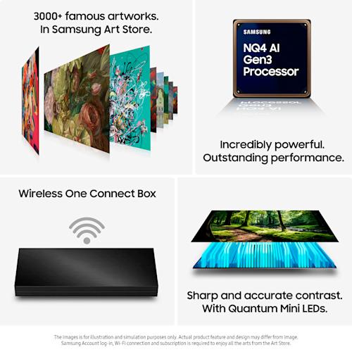 Samsung The Frame Pro 75 tuumainen Neo QLED Mini LED TV (2025)