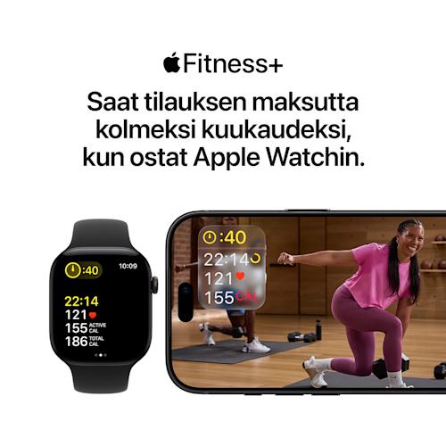 Apple Watch Ultra 4 GPS + Cellular 49 mm luonnonvaalea titaanikuori ja kuultoharmaa Ocean-ranneke