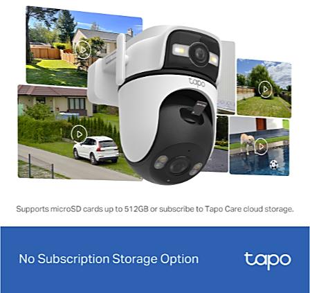 TP-Link Tapo C545D Dual Lens valvontakamera