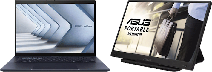 Asus ExpertBook B5 14 tuumainen + ZenScreen