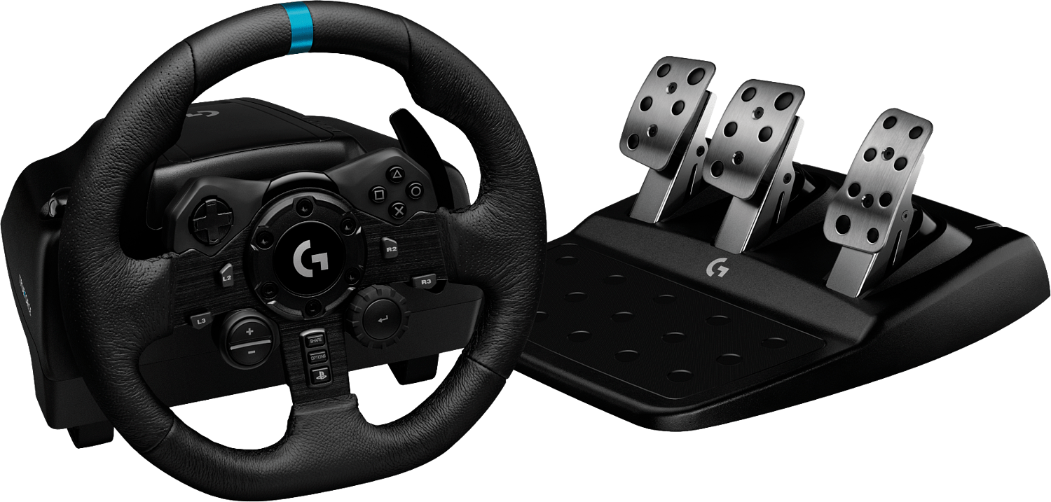 Logitech G923 ratti ja polkimet PS5, PS4 ja PC yhteensopiva - Elisa ...