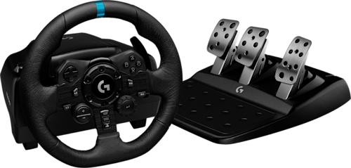 Logitech G923 ratti ja polkimet  PS5, PS4 ja PC yhteensopiva