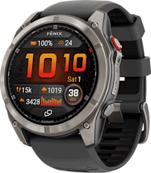 Garmin Fenix 8 Pro -GPS-älykello 51mm AMOLED Harmaa/Musta