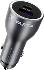 Varta USB-A + USB-C 12-24W -autolaturi