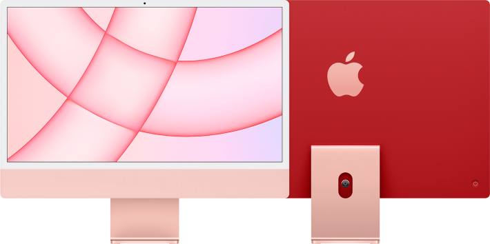 Apple iMac 24 M1 8 CoreCPU/7 CoreGPU 8GB/256GB Pinkki