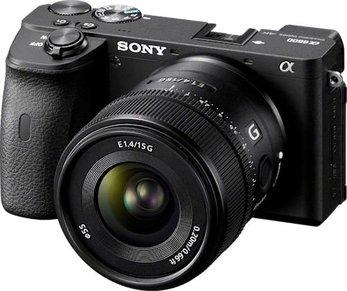 Sony E 15mm f/1.4 G -laajakulmaobjektiivi