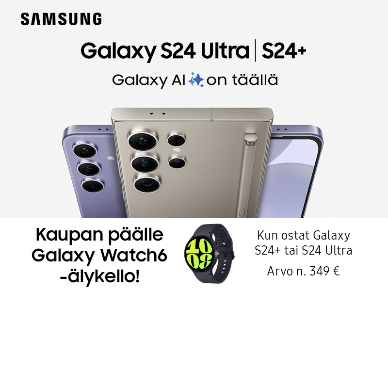 Samsung Galaxy S24 Ultra S24+ Galaxy Watch6 Elisa