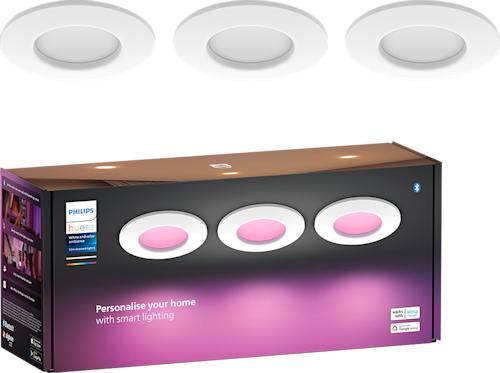 Philips Hue upotettava Slim-kohdevalaisin 3 kpl