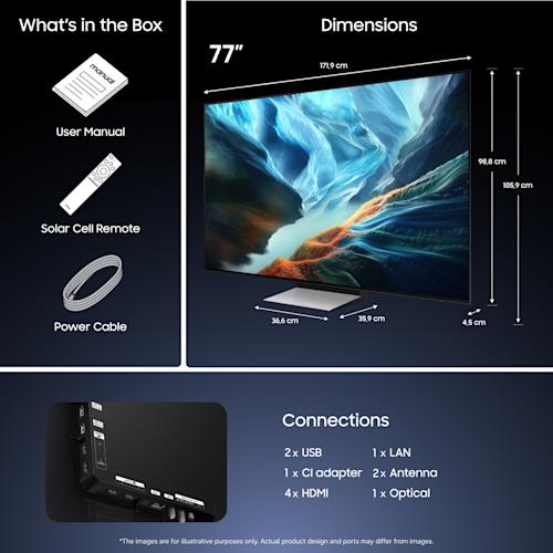 Samsung S90H 77 tuumainen OLED 4K TV (2026)