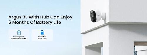 Reolink Home Hub keskusyksikkö + 2 kpl Argus 3E -valvontakamera