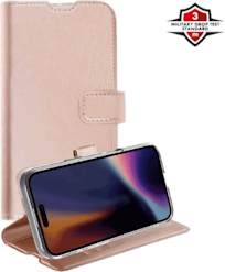 X2O Apple iPhone 17 -lompakkokotelo ruusukulta