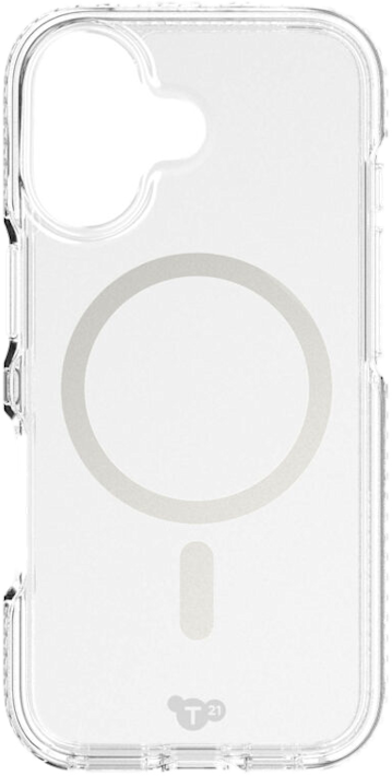 Tech21 Apple iPhone 17 Evo Crystal MagSafe -suojakuori kirkas/hopea