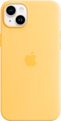 Apple iPhone 14 Plus -silikonikuori MagSafe Päivänsäde