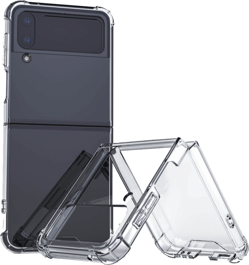 Insmat Samsung Galaxy Z Flip4 -takakuori kirkas silikoni