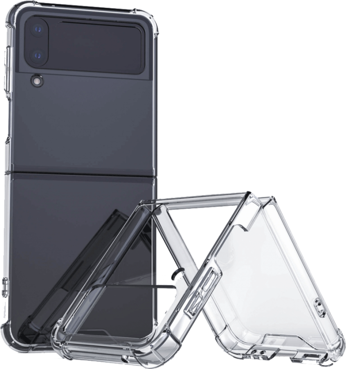 Samsung Galaxy Z Flip4 -takakuori Insmat kirkas silikoni