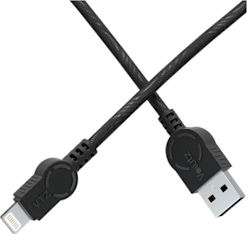 Volutz Lightning to USB -kaapeli Jet black 3m