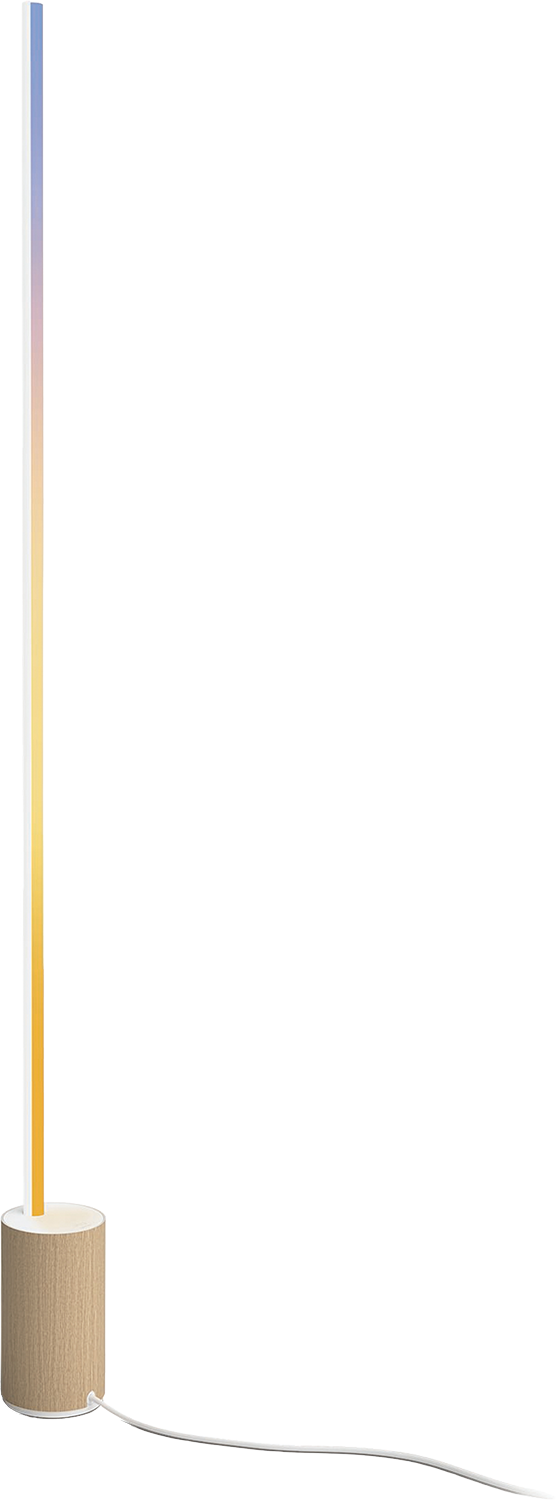 Philips Hue Signe gradient -lattiavalaisin Oak - Elisa - Verkkokauppa