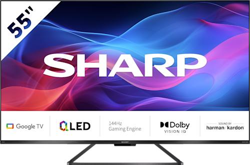 Sharp 55 tuumainen GR8265E Google QLED TV (2024)