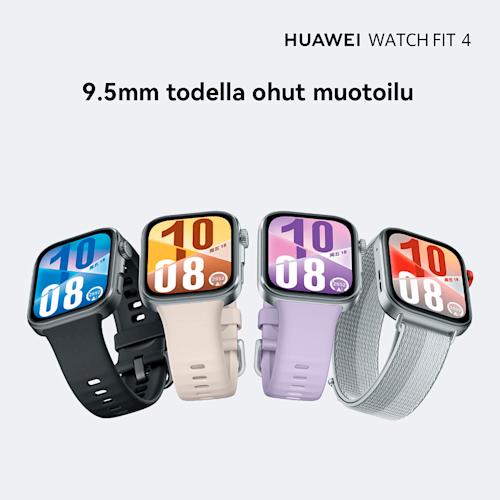 Huawei Watch Fit 4 Harmaa nylonranneke