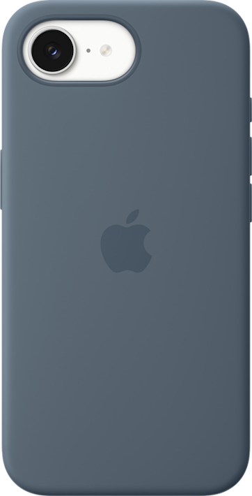Apple iPhone 17e Silicone Case -suojakuori MagSafella Sininen