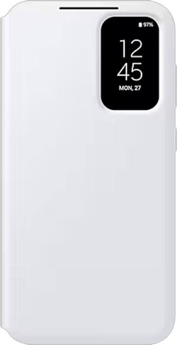 Samsung Galaxy S23 FE Smart View Wallet Case -suojakotelo Valkoinen