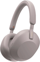 Sony WH-1000XM5 -langattomat vastamelukuulokkeet utuinen pinkki