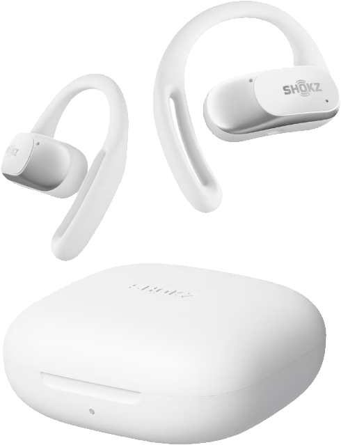 Shokz OpenFit Air -langattomat kuulokkeet Valkoinen