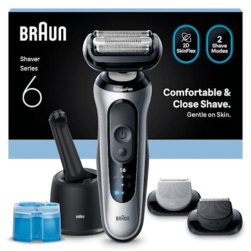 Braun Series 6 62S7650CC -parranajokone Smart Care asemalla