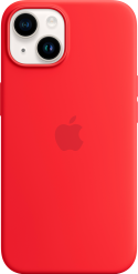 Apple iPhone 14 -silikonikuori MagSafe (PRODUCT)RED