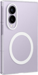 Samsung Galaxy Fold8 Clear Magnet -Qi2 suojakuori Kirkas