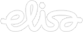 Elisa logo valkoinen