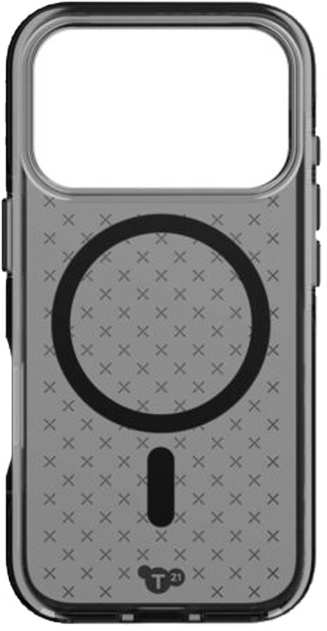 Tech21 Apple iPhone 17 Pro Evo Check MagSafe -suojakuori savu/musta
