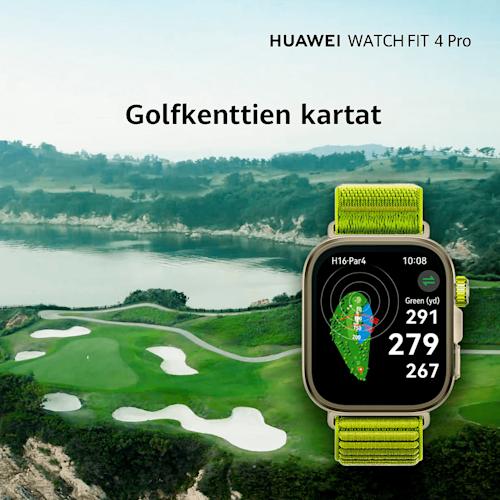 Huawei Watch Fit 4 Pro Vihreä nylonranneke