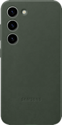 Samsung Galaxy S23 -suojakuori Leather Cover Vihreä