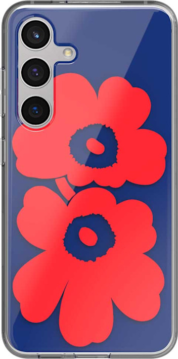 Samsung Galaxy S24 Marimekko -suojakuori blue/red