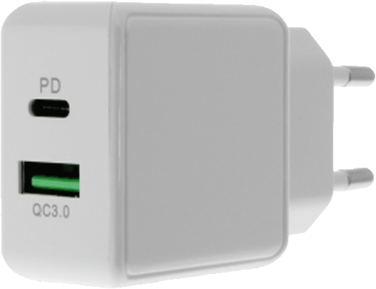 Insmat Verkkolaturi USB-C/USB-A 25W