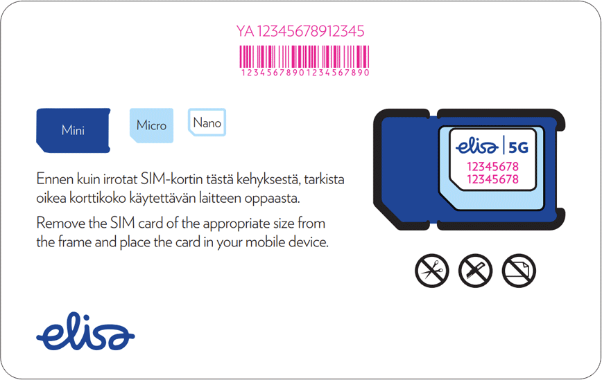 5G+ SIM-kortti | Elisa Yrityksille