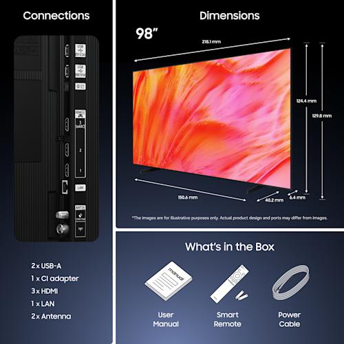 Samsung 98 tuumainen Crystal UHD U9005H (2026)