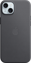 Apple iPhone 15 Plus FineWoven-kuori MagSafella musta