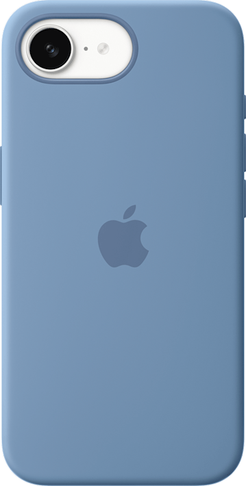 Apple iPhone 16e Silicone Case -suojakuori Sininen