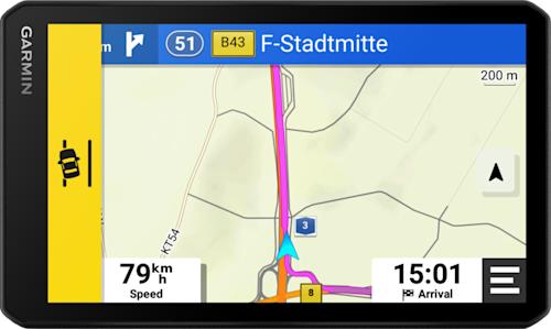Garmin DriveCam 76 -autonavigaattori sisäisellä kojelautakameralla