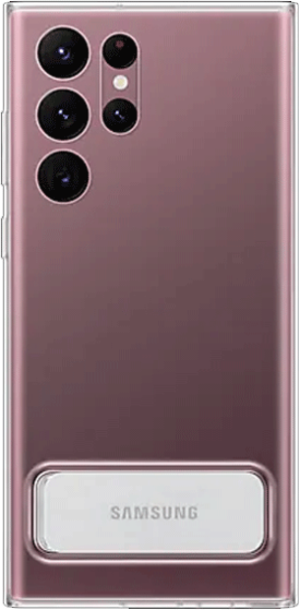 Samsung Galaxy S22 Ultra -suojakuori Clear Standing Cover