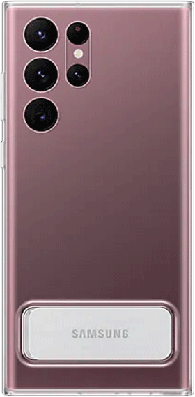 Samsung Galaxy S22 Ultra -suojakuori Clear Standing Cover Transparent