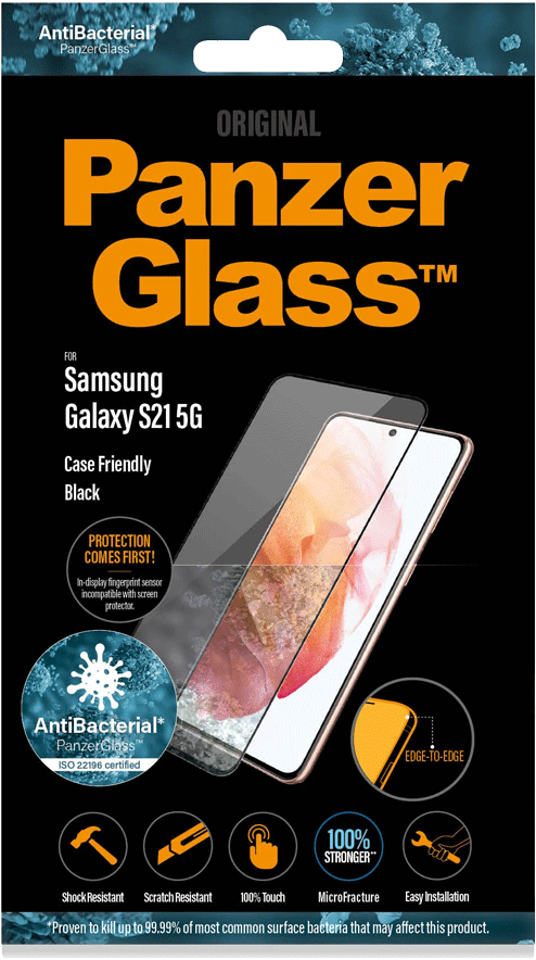 PanzerGlass Samsung Galaxy S21 -näytönsuojalasi